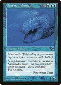 Benthic Behemoth - Tempest - Magic: The Gathering card