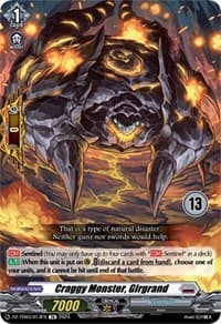 Craggy Monster, Girgrand (13) - DZ-TD03: Start Up Trial Deck "Brandt Gate" - Cardfight Vanguard card