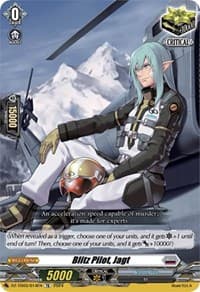 Blitz Pilot, Jagt - DZ-TD03: Start Up Trial Deck "Brandt Gate" - Cardfight Vanguard card