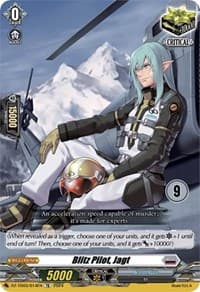 Blitz Pilot, Jagt (9) - DZ-TD03: Start Up Trial Deck "Brandt Gate" - Cardfight Vanguard card