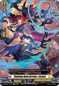 Shadow Bow Archer, Lisana - DZ-TD04: Start Up Trial Deck "Keter Sanctuary" - Cardfight Vanguard card