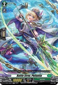 Battle Siren, Philantia - DZ-TD05: Start Up Trial Deck "Stoicheia" - Cardfight Vanguard card