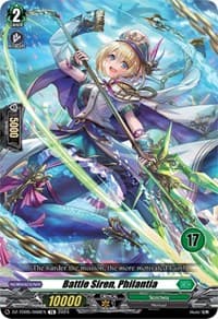 Battle Siren, Philantia (17) - DZ-TD05: Start Up Trial Deck "Stoicheia" - Cardfight Vanguard card