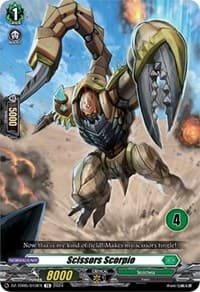 Scissors Scorpio (4) - DZ-TD05: Start Up Trial Deck "Stoicheia" - Cardfight Vanguard card
