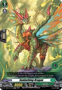 Sunbathing Dragon (18) - DZ-TD05: Start Up Trial Deck "Stoicheia" - Cardfight Vanguard card