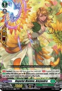 Hopeful Maiden, Alejandra - DZ-TD05: Start Up Trial Deck "Stoicheia" - Cardfight Vanguard card
