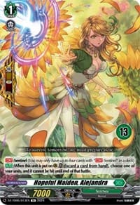 Hopeful Maiden, Alejandra (13) - DZ-TD05: Start Up Trial Deck "Stoicheia" - Cardfight Vanguard card