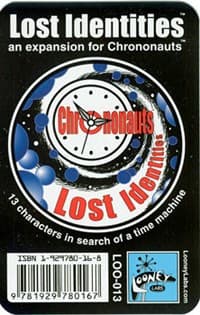 Chrononauts: Lost Identities Expansion - Looney Labs - Boardgames card