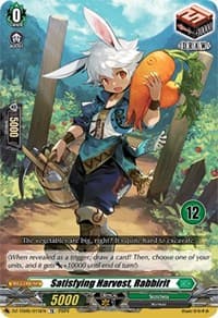 Satisfying Harvest, Rabbirit (12) - DZ-TD05: Start Up Trial Deck "Stoicheia" - Cardfight Vanguard card
