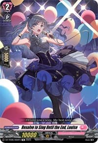 Resolve to Sing Until the End, Louise - DZ-TD06: Start Up Trial Deck "Lyrical Monasterio" - Cardfight Vanguard card