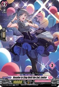 Resolve to Sing Until the End, Louise (3) - DZ-TD06: Start Up Trial Deck "Lyrical Monasterio" - Cardfight Vanguard card