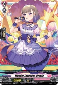 Wonder Lavender, Ursule - DZ-TD06: Start Up Trial Deck "Lyrical Monasterio" - Cardfight Vanguard card