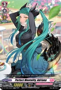 Perfect Mentality, Adriana - DZ-TD06: Start Up Trial Deck "Lyrical Monasterio" - Cardfight Vanguard card