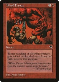 Blood Frenzy - Tempest - Magic: The Gathering card
