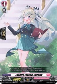 Theatre Lesson, Lafferty - DZ-TD06: Start Up Trial Deck "Lyrical Monasterio" - Cardfight Vanguard card