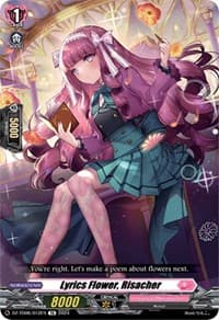 Lyrics Flower, Risacher - DZ-TD06: Start Up Trial Deck "Lyrical Monasterio" - Cardfight Vanguard card
