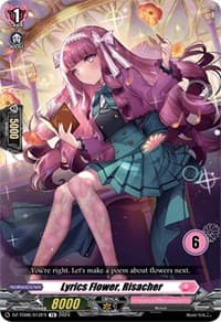 Lyrics Flower, Risacher (6) - DZ-TD06: Start Up Trial Deck "Lyrical Monasterio" - Cardfight Vanguard card