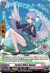 Earnest Wish, Hanael (13) - DZ-TD06: Start Up Trial Deck "Lyrical Monasterio" - Cardfight Vanguard card