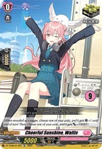 Cheerful Sunshine, Wallis (9) - DZ-TD06: Start Up Trial Deck "Lyrical Monasterio" - Cardfight Vanguard card
