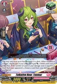 Talkative Hour, Tanmuz (11) - DZ-TD06: Start Up Trial Deck "Lyrical Monasterio" - Cardfight Vanguard card