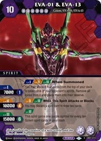 EVA-01 & EVA-13 - Collaboration Booster 01: Halo of Awakening - Battle Spirits Saga card