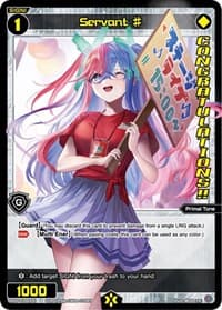 Servant # (WIXOSS Ceremony October 2022) (Winner) - Promo Cards - WIXOSS card