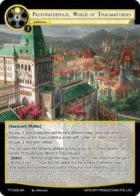 Protopaterpolis, World of Thaumaturges - Thoth of the Trinity - Force of Will card
