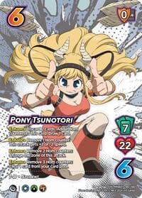 Pony Tsunotori - UniVersus: My Hero Academia: Girl Power - UniVersus card
