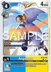 Angemon - Beginning Observer - Digimon Card Game card