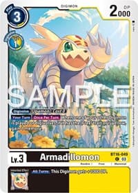 Armadillomon - Beginning Observer - Digimon Card Game card