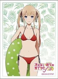 Curtain Damashii: Saekano: How to Raise a Boring Girlfriend Fine - Eriri Swimwear (65-Sleeves) - Curtain Damashii Imported Card Sleeves - Card Sleeves card