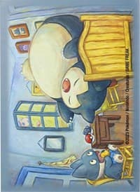 Pokemon TCG: Pokémon Center × Van Gogh Museum: Munchlax & Snorlax Inspired by The Bedroom Card Sleeves (65-Pack) - Pokemon International Card Sleeves - Card Sleeves card