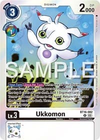 Ukkomon - Beginning Observer - Digimon Card Game card