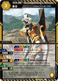 EVA-00' -Accomplishing a Miracle- - Collaboration Booster 01: Halo of Awakening - Battle Spirits Saga card
