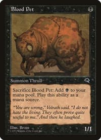 Blood Pet - Tempest - Magic: The Gathering card
