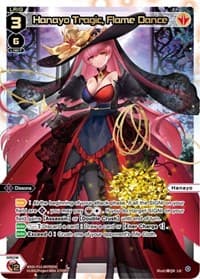 Hanayo Tragic, Flame Dance (LR) - Dissonance Diva - WIXOSS card