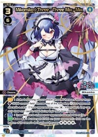 Mikomiko Three - Three Mix - Mix (LR) - Dissonance Diva - WIXOSS card