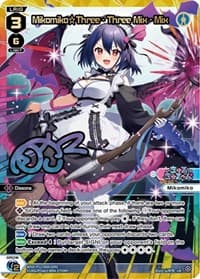 Mikomiko Three - Three Mix - Mix (UR) - Dissonance Diva - WIXOSS card