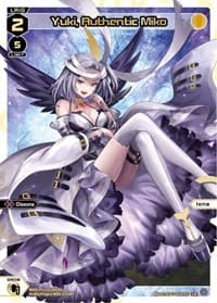 Yuki, Authentic Miko (LR) - Dissonance Diva - WIXOSS card