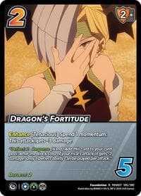 Dragon's Fortitude - UniVersus: My Hero Academia: Girl Power - UniVersus card