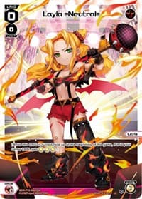Layla =Neutral= (Parallel Foil) - Dissonance Diva - WIXOSS card