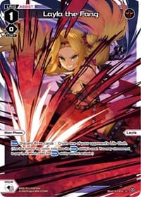 Layla the Fang (Parallel Foil) - Dissonance Diva - WIXOSS card