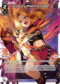 Layla the Roaring Vigor (Parallel Foil) - Dissonance Diva - WIXOSS card