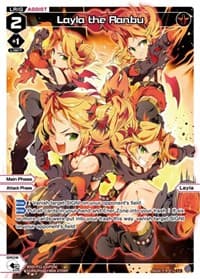 Layla the Ranbu (Parallel Foil) - Dissonance Diva - WIXOSS card