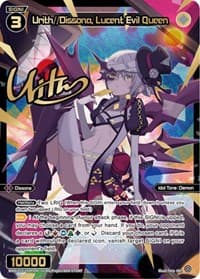 Urith//Dissona, Lucent Evil Queen (SRP) - Dissonance Diva - WIXOSS card