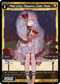 Pale Laby//Dissona, Code: Maze (Parallel Foil) - Dissonance Diva - WIXOSS card