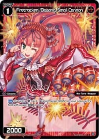 Firecracker//Dissona, Small Cannon (Parallel Foil) - Dissonance Diva - WIXOSS card