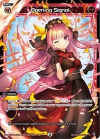 Opening Signal (Parallel Foil) - Dissonance Diva - WIXOSS card