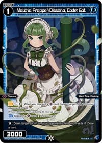 Matcha Frappe//Dissona, Code: Eat (Parallel Foil) - Dissonance Diva - WIXOSS card