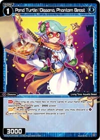 Pond Turtle//Dissona, Phantom Beast - Dissonance Diva - WIXOSS card